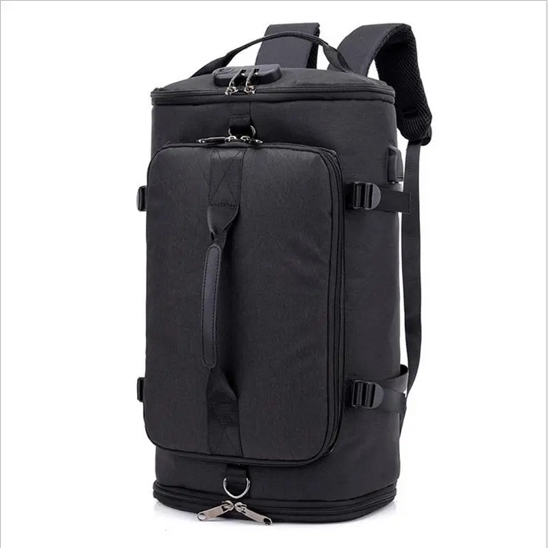 Wholesale Custom Fashion Multifunctional Anti Thief Outdoor Hiking Camping Duffel Backpack with USB Charge