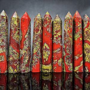 Torre de Cristal de Piedra de Dragón Natural Pulida de Estilo Bohemio al por Mayor para Decoración del Hogar Única y Regalos Navideños - Product Image 5