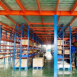 Kệ khay kim loại âm thanh nổi cao Giải pháp lưu trữ kho nặng tối ưu giá <span class=keywords><strong>Pallet</strong></span> chọn lọc với dầm dày - Product Image 5