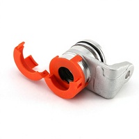 Connecteur de traversée de paroi pour armoire de stockage d'énergie EV, avec contact en cuivre JAR, fiche en laiton, boîtier en aluminium, 200A 12V DC, IP67