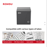 Impresora Térmica de Recibos RS560 de 80 mm para (Android/iOS) Tipo-C, Suministros de Oficina, Papel Térmico Incluido, POS80