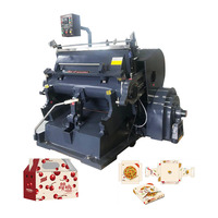 Machines de découpe et de rainurage semi-automatiques pour boîtes en carton cosmétiques en papier, alimentation par feuilles, ML 1200, Dominator