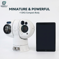 Caméra thermique miniature professionnelle EO/IR avec cardan, conception robuste IP67 pour la protection des sites et les interventions rapides