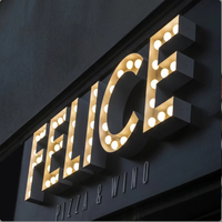 Lettres lumineuses LED 3D de luxe rétro, enseigne vintage pour événements, tapis rouge, magasins, cafés, extérieur, mariages, marques, voitures, IP65