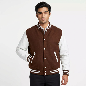 <b>Top</b> Sale Men's Satin Varsity Jackets New Slim Fit 100% Polyester Satin Bomber for Winter - Product Image 1