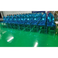 Vente en gros Chaise empilable à dossier rond Chaise moderne en plastique pour fête de mariage et banquet