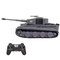 Tanque de Batalla RC Taigen a Escala 1:24, Tanque Tiger I con Control Remoto por Radio, Vehículo con Infrarrojos, Juguetes RC para Niños
