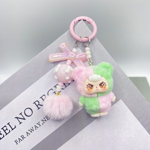 Thiết Kế Mới Nhỏ 3D Đổ Xô Dễ Thương Phim Hoạt Hình Keychain Túi Quyến Rũ Mặt Dây Chuyền Hợp Thời Trang Kawaii Nhỏ Bé Cô Gái Búp Bê Động Vật Móc Chìa Khóa - Product Image 4