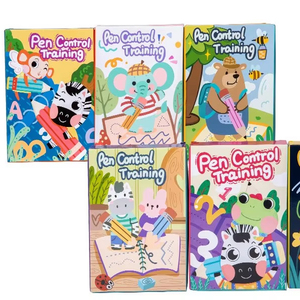 Nouvelle vente chaude <span class=keywords><strong>Montessori</strong></span> enfants Puzzle jouet papier coloré mot cahier d'exercices adapté à l'éducation de la petite enfance - Product Image 2