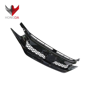 ชุดกระจังหน้ารถยนต์พลาสติก รุ่น 71121-TET-H01GZ สำหรับ <span class=keywords><strong>Honda</strong></span> <span class=keywords><strong>Civic</strong></span> FC1 FC7 <span class=keywords><strong>Typer</strong></span> รุ่นที่ 10 ปี 2016 2017 2018 <span class=keywords><strong>2019</strong></span> - Product Image 1