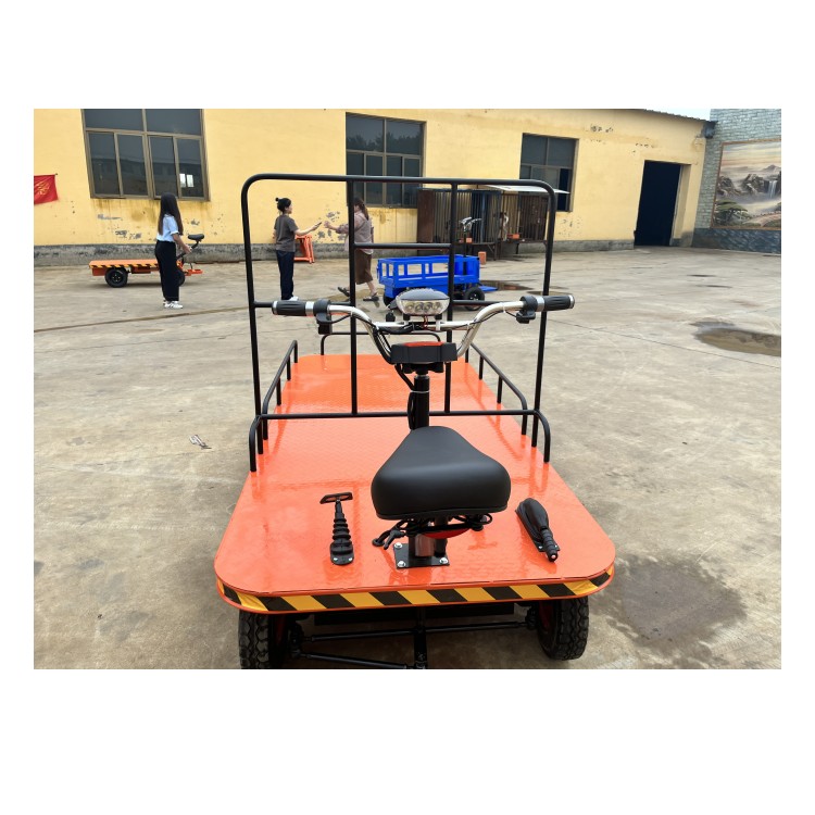 Electric Warehouse Transportation Cart Carrying Capacity of 1 Ton Hand Carts Trolleys