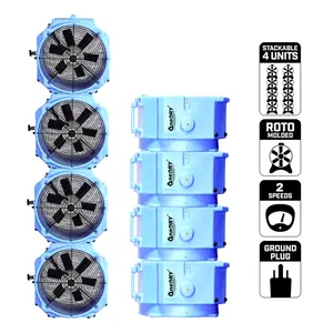 4000CFM Ce/etl /Saa อุตสาหกรรมสีฟ้าพัดลมดูดอากาศไหลตามแนวแกนเครื่องเป่าพื้นอากาศยูทิลิตี้เครื่องเป่าอากาศแกนเครื่องเป่าลมพัดลม