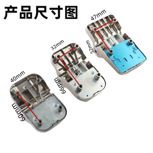 Quincaillerie pour cloisons de toilettes publiques : Charnière silencieuse en acier inoxydable à fermeture automatique avec amortisseur pour porte - Product Image 4
