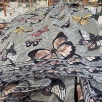 Tissu en polyester à impression dispersée de poids lourd pour la fabrication de draps, de parures de lit, de rideaux, de draps-housses