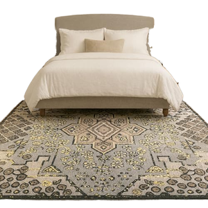Alfombra de poliéster hecha a mano con diseño de dibujos animados en forma de corazón, de pelo bucle, resistente a las manchas, apta para mascotas, estilo moderno, para coche de ejercicio. - Product Image 1