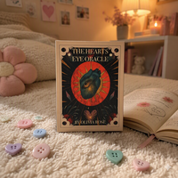 Impression personnalisée de cartes de tarot éducatives avec bordure dorée |   Jeu de cartes Oracle en papier artistique dans un coffret cadeau pour le plaisir familial