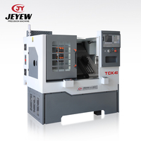 Tour CNC à banc incliné TCK40, machine de tournage automatique de métaux avec tourelle porte-outils pour la fabrication industrielle