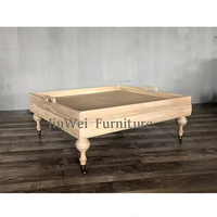 Table basse/d'appoint en bois massif de haute qualité Design moderne pour la maison salon meubles décoratifs usine en gros