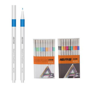 Ensemble de 12 marqueurs à pointe fine <span class=keywords><strong>Yeko</strong></span> de 0,4 mm, 100 couleurs, effaçables à sec, pour planificateur, dessin artistique, écriture sur papier, prise de notes - Product Image 6