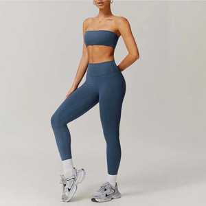 Conjuntos de Pantalones de Yoga con Logotipo Personalizado, Ropa Deportiva para Mujer, Conjuntos de Gimnasio y Fitness para Mujer - Product Image 2