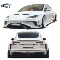 Kit de Modificación para Tesla Model 3 Actualizado: Ensamblaje de Barra Delantera y Trasera, Alerón Trasero y Faldones Laterales