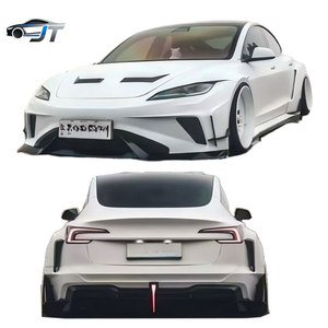 ชุดแต่งแฮกเกอร์คิทสำหรับรถเทสล่า โมเดล <span class=keywords><strong>3</strong></span> รุ่นปรับปรุงใหม่ ประกอบด้วยชุดบาร์หน้าและหลัง ปีกหลัง และสเกิร์ตข้าง - Product Image 1