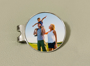 Marqueur de balle de golf rond de 1 pouce, personnalisable par sublimation, vierge, pour logo de club de golf, événementiel, DIY - Product Image 4