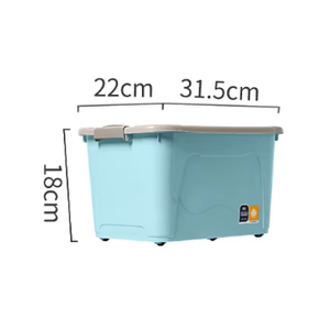 BW6602 tasarım toptan ekstra büyük yorgan oyuncak saklama kutusu kalınlaşmış plastik organizatör 35L kapasiteli çok fonksiyonlu katlanır 10kg - Product Image 5