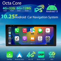 Android 13 4 + 64GB Lecteur multimédia de voiture Récepteur stéréo Radio pour 18-20 Audi Q5L