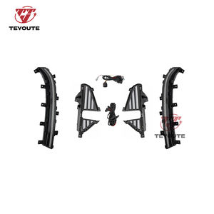 <span class=keywords><strong>Parrilla</strong></span> Delantera Negra de Alta Calidad para BYD D9, con Luces LED de Doble Color DRL, Modificada - Product Image 1