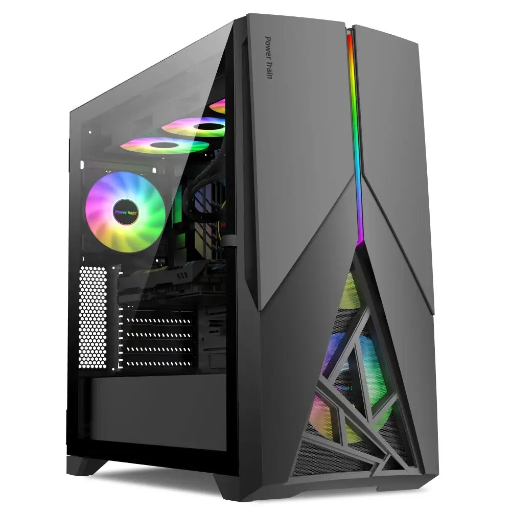 Nieuwe Aankomst Full Eatx Pc Toren Desktop Rgb Gaming Case Computer Pc Gamer Case Goedkope Casine Kast Behuizing