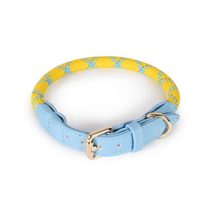 Newest Woven Reflective Nylon <strong>Leather</strong> <strong>Dog</strong> Cat Pet <strong>Collar</strong> - Product Image 6