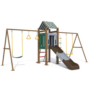 All'ingrosso bambino parco giochi all'aperto <span class=keywords><strong>giardino</strong></span> <span class=keywords><strong>scivolo</strong></span> <span class=keywords><strong>e</strong></span> Swing Play House per bambini di plastica giocattoli scorrevoli per bambini - Product Image 1