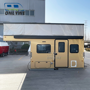 Onlywe 16ft gấp nhỏ util Trailer offroad Pick up Slide Trọng lượng nhẹ pop-up xe tải Camper cứng bên trượt trên cắm trại với nhà vệ sinh - Product Image 3