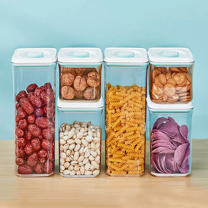 Ensemble de 24 boîtes alimentaires hermétiques en plastique sans BPA avec couvercles durables, Organization de la cuisine et du garde-manger