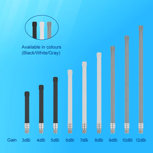 <span class=keywords><strong>Antena</strong></span> <span class=keywords><strong>WiFi</strong></span> omnidireccional para exteriores <span class=keywords><strong>Antena</strong></span> de comunicación de fibra de vidrio RF de <span class=keywords><strong>largo</strong></span> <span class=keywords><strong>alcance</strong></span> para enrutador Dipolo omnidireccional vertical - Product Image 2