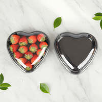 Wegwerp Fruit Verpakking Koop Aardbeien Hart Vormige Plastic Containers