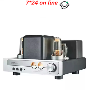 Amplificateur de puissance à tubes HiFi LQ805 <span class=keywords><strong>Classic</strong></span> 300B+805, classe A à terminaison simple, 50W RMS 8Ω, 5 entrées (Balance/<span class=keywords><strong>Phono</strong></span>/RCA), 4 transformateurs - Product Image 1