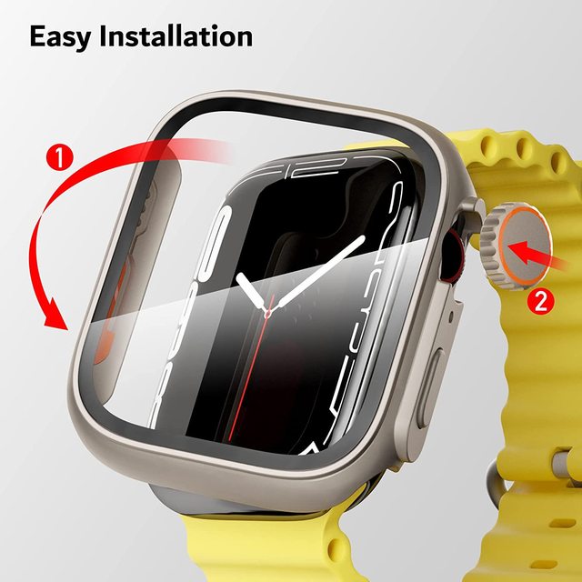 case for Apple Watch Screen Protector Case Series 8 7 45mm 44mm Charge Apple Watch Ultra Style Case