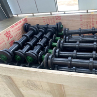Ensemble de rouleaux de renvoi à gorge pour convoyeur à bande minier, pour la manutention de matériaux en vrac et le transport de charbon et de minerai, rouleau de convoyeur en acier double