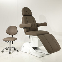 Table de massage inclinable de luxe moderne à 3 moteurs, lit de beauté électrique pour salon de beauté, spa facial, cosmétique, cils, à vendre