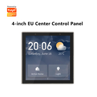Layar Kontrol Pusat Pintar OEM 4 Inci RK3308 dengan Alexa Voice, Zigbee Gateway, dan Sensor Jarak Manusia untuk Rumah Pintar