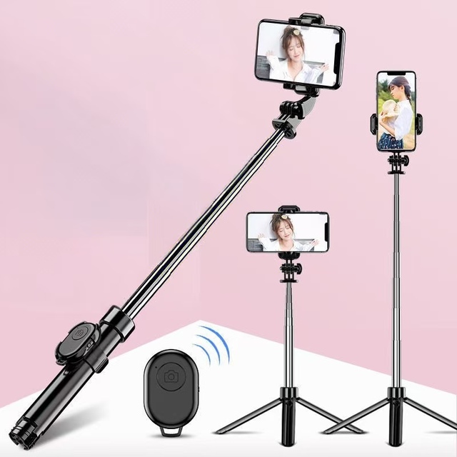 Selfie Stick Wireless Selfie Stick With Tripod Stand Selfie Stick , Remote Control, Phone Holder and Built-In Tripod Party Gift