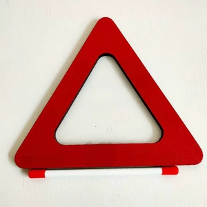 Wholesale Geometric Shape Red Hand <b>Drum</b> Round Square Triangle 3 Shapes With Matching Red Tip Mallet - Product Image 3
