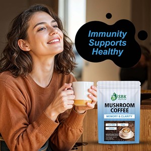Custom Label ODM Mushroom Coffee Powder Dietary <b>Supplement</b> Support Wellness Vitaliy and Promote Mental Clarity Function - Product Image 5
