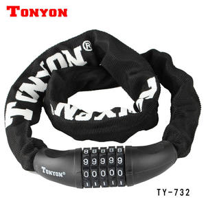 กุญแจล็อครถจักรยานยนต์ Tonyon ขนาด 900x6 มม. ทำจากเหล็กแมงกานีส พร้อมระบบล็อครหัส สำหรับจักรยานและรถจักรยานยนต์ เพื่อความปลอดภัย - Product Image 5