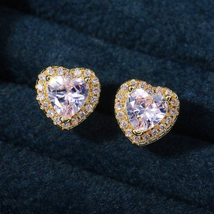 Orecchini a cuore classici da donna, accessori per l'orecchio alla moda per l'uso quotidiano - Product Image 6