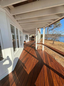 パイプウッドデッキ屋外無垢材デッキ耐震性防水 - Product Image 2