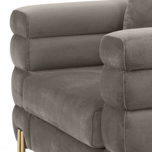 ขายส่งห้องนั่งเล่นที่ทันสมัยโซฟากำมะหยี่หนึ่งที่นั่ง - Product Image 3