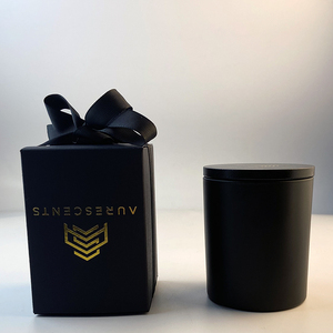 Custom Candle Jar Candle Jar Lid Custom Logo Candle Container Vessel 8 Oz 10 Oz Glass Candle Jar With Wooden Bamboo Matel Lid And Box